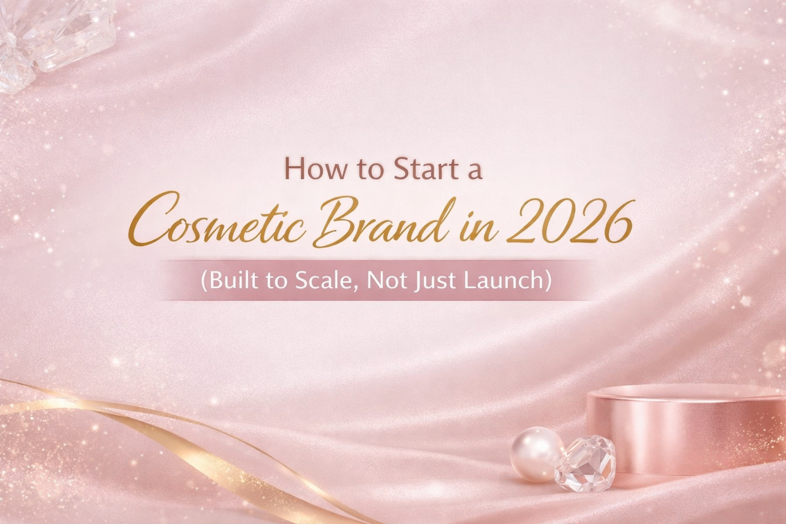 How to Start a Cosmetic Brand in 2026 (Built to Scale, Not Just Launch)