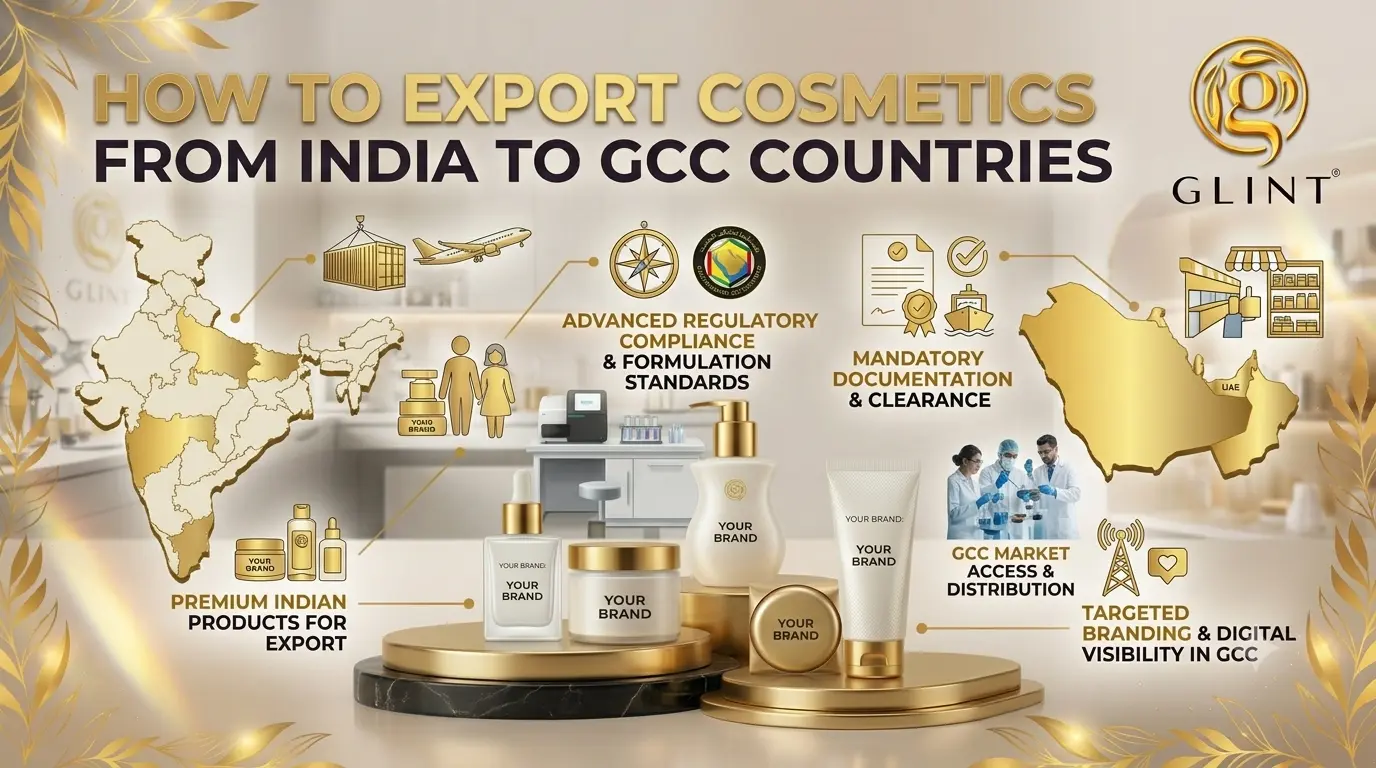 How to Export Cosmetics from India to GCC Countries